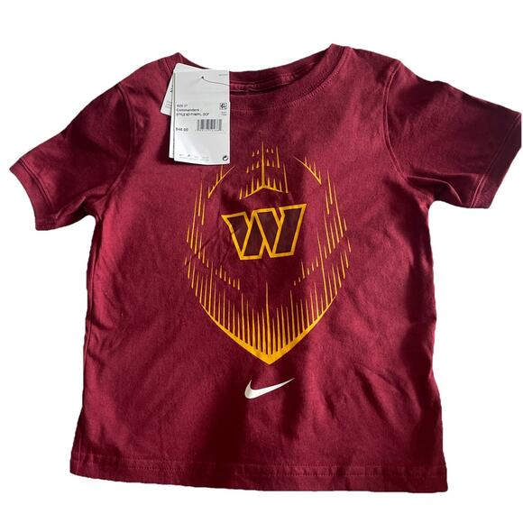 NFL NIKE team apparel Washington Commanders Shirt Size 3T NWT MSRP $45 - Picture 1 of 2